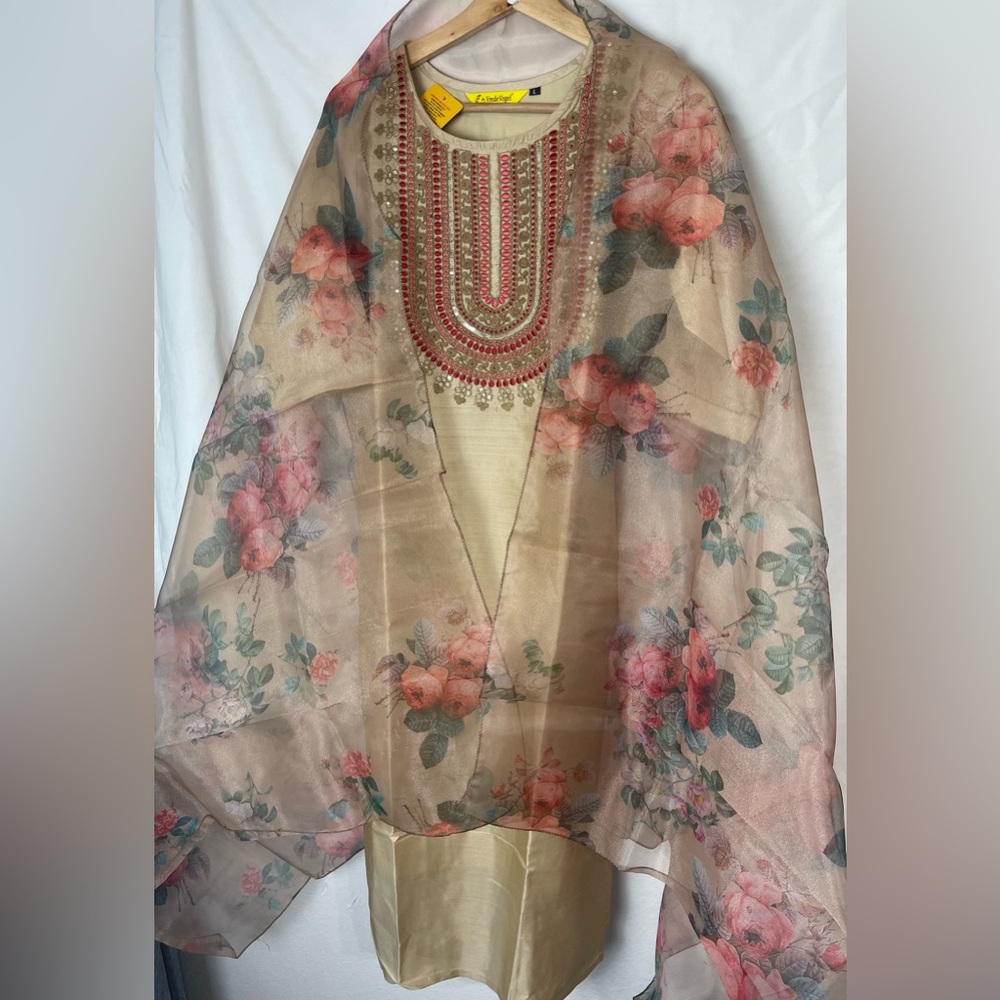 Kurti kurtha Kameez thread work Beautiful salwar 2 pic sz Xl